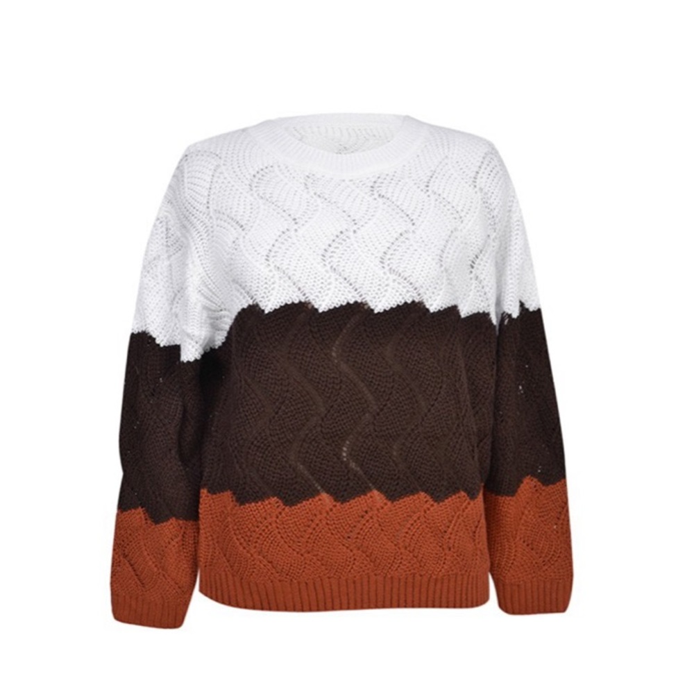 Gorgeous Color Block Sweater - Picture 5 of 8